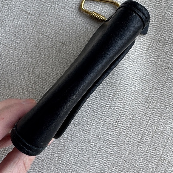 RARE Vintage Coach Black 7219 Multi Function Purse Mini - Picture 5 of 13